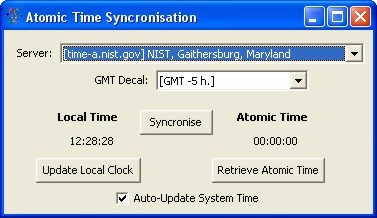 Atomic Time Synchronization 1.1 screenshot Atomic Time Synchronization 1.1 screenshot