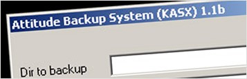 Attitude Backup System (KASX) 1.1 screenshot
