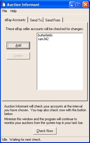 Auction Informant 2.2.5 screenshot