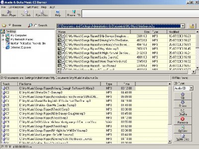 Audio & Data Music CD Burner 1.40 screenshot