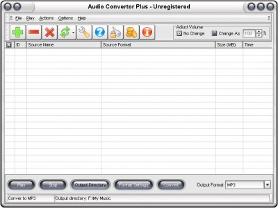 Audio Convertor Plus 2.18 screenshot