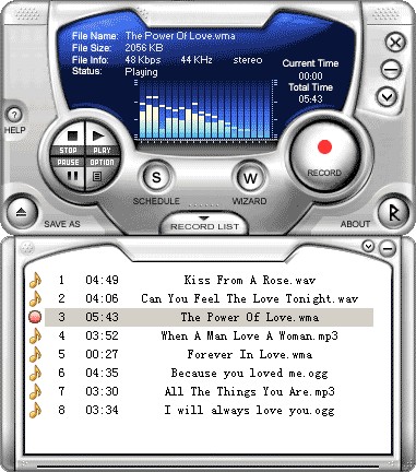 Audio Mid Recorder 3.97 screenshot Audio Mid Recorder 3.97 screenshot