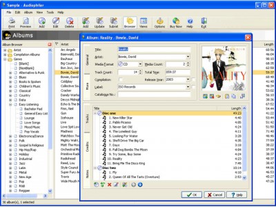 Audiophiler Music Organizer 1.6.2 screenshot Audiophiler Music Organizer 1.6.2 screenshot