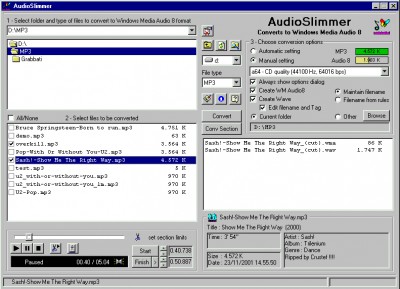 AudioSlimmer 1.15.3 screenshot AudioSlimmer 1.15.3 screenshot