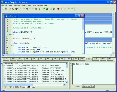 Aurora Compiler 1.0-RC1 screenshot Aurora Compiler 1.0-RC1 screenshot
