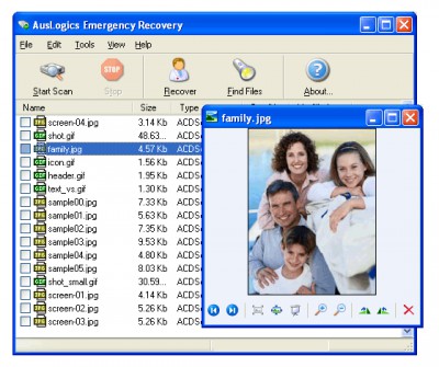Auslogics Emergency Recovery 2.0.4 screenshot Auslogics Emergency Recovery 2.0.4 screenshot