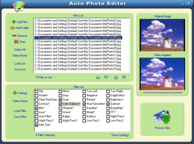 Auto Photo Editor 8.12 screenshot