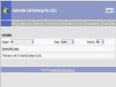 Automate Link Exchange 2.1.0 screenshot Automate Link Exchange 2.1.0 screenshot