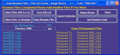 Autorenamer&FileListSaver 1.2.0 screenshot Autorenamer&FileListSaver 1.2.0 screenshot