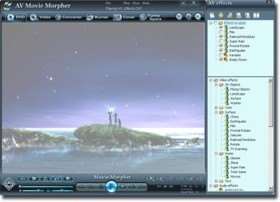 AV Movie Morpher 3 2.7.29 screenshot AV Movie Morpher 3 2.7.29 screenshot