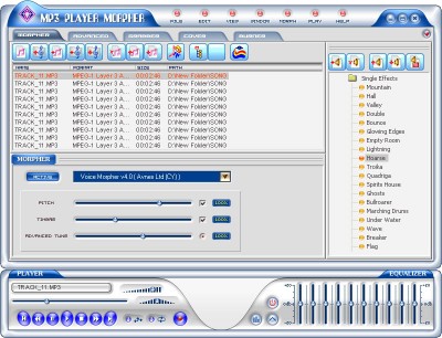 AV MP3 Player - Morpher 2.0.102 screenshot AV MP3 Player - Morpher 2.0.102 screenshot