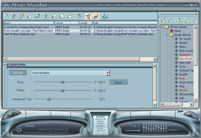 AV Music Morpher 3 4.7.35 screenshot