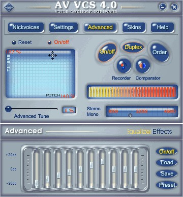 AV Voice Changer 4.0.54 screenshot