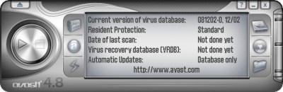 avast! Home - Free antivirus 4.8.1335 screenshot