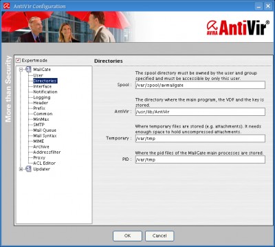 Avira AntiVir MailGate Suite 2.1.1-5 screenshot