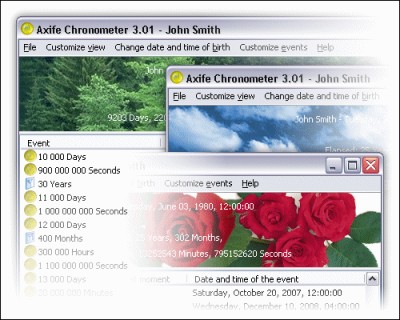 Axife Chronometer 3.01 screenshot Axife Chronometer 3.01 screenshot