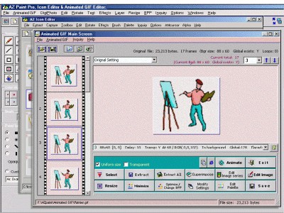 AZ Paint Pro, Icon Editor & Animated GIF Editor 6.3.0 screenshot