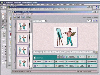 AZ Paint Pro, Icon Editor & Animated GIF Editor 6.6.0 screenshot