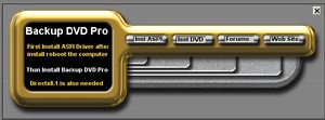 Backup DVD Pro 1.0.01 screenshot Backup DVD Pro 1.0.01 screenshot