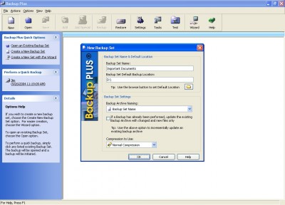 Backup Plus 7.7.1 screenshot