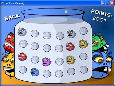 Bacteria Memory 1.0 screenshot