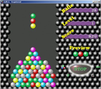 Balltris 1.4 screenshot Balltris 1.4 screenshot