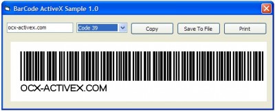 Barcode Label ActiveX (OCX) 1.0 screenshot