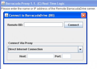 Barracuda Proxy 1.0 screenshot