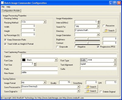 Batch Image Commander 1.38 screenshot Batch Image Commander 1.38 screenshot