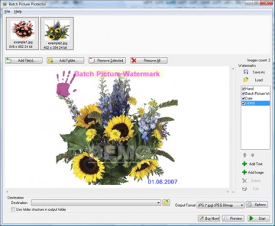 Batch Picture Protector 1.4 screenshot