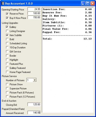 Bay Accountant 1.0.2 screenshot Bay Accountant 1.0.2 screenshot