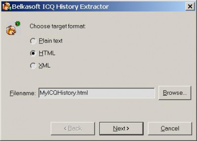 Belkasoft Forensic IM Extractor 3.01 screenshot