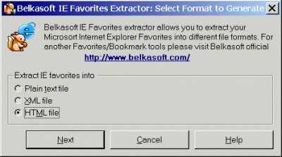 Belkasoft IE Favorites Extractor 1.01 screenshot Belkasoft IE Favorites Extractor 1.01 screenshot