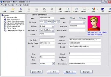 Best Resume 3.0 screenshot