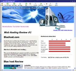 Best Web Hosting Review Tool 1.1 screenshot