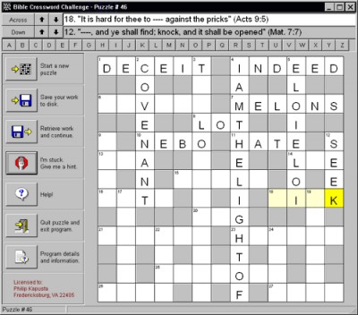 Bible Crossword Puzzles on Bible Word Search Puzzles   With Scriptures