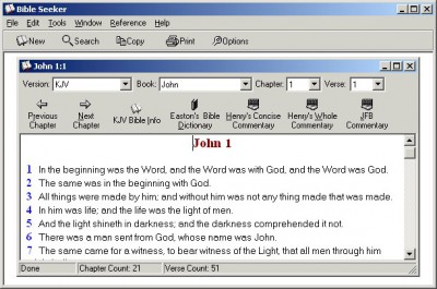 Bible Seeker 2.01 screenshot