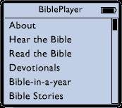 BiblePlayer for iPod 1.1 screenshot BiblePlayer for iPod 1.1 screenshot