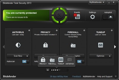 Bitdefender Total Security 2013 16.24.0 screenshot Bitdefender Total Security 2013 16.24.0 screenshot