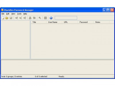 BlackBox Password Manager 1.1 screenshot