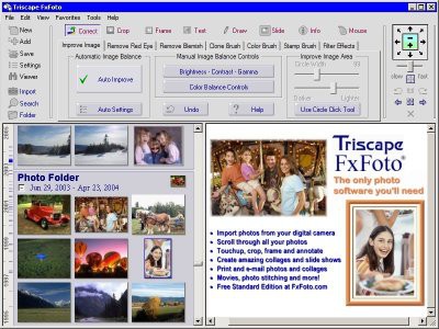 Blue Photo Editor 2.65 screenshot Blue Photo Editor 2.65 screenshot