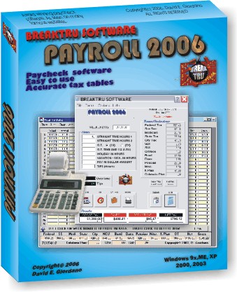 BREAKTRU PAYROLL 2006 10.4.0 screenshot BREAKTRU PAYROLL 2006 10.4.0 screenshot