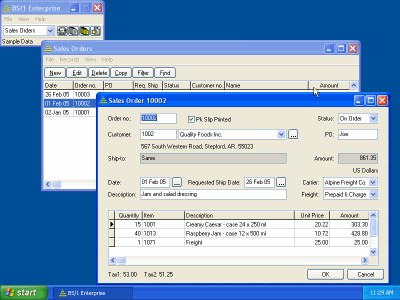 BS/1 Enterprise Accounting 3.16 screenshot BS/1 Enterprise Accounting 3.16 screenshot