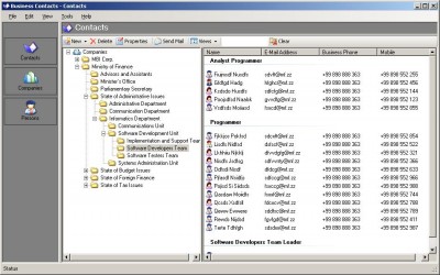 Business Contacts 2.0 screenshot