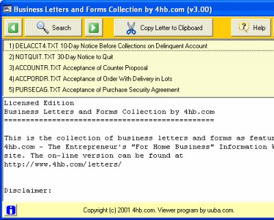 business letter example. Business Letters and Forms