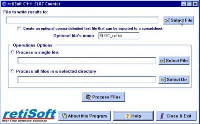 C/C++ SLOC Counter 1.1.1.1 screenshot