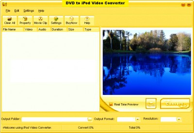 C0NVERT DVD to iPod Format 3.8.3.1311 screenshot C0NVERT DVD to iPod Format 3.8.3.1311 screenshot