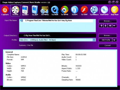 C7 Magic Vid Capture 7.9.9.8976 screenshot