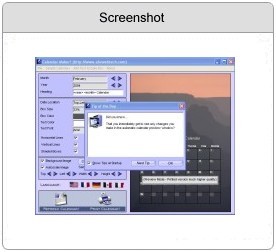 Calendar Maker 1.0 screenshot