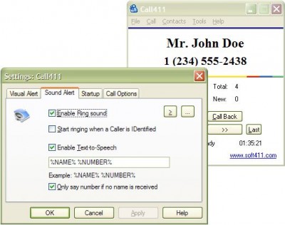 Call411 1.0 screenshot